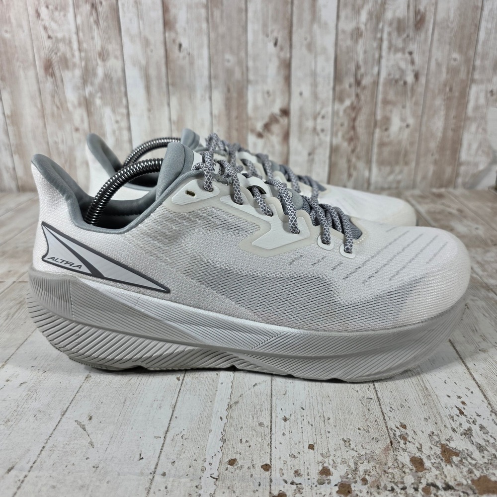 Altra Paradigm 7 Mens White Grey Running Shoes AL0A85NV120 Size 10